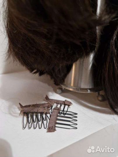 Парик из натуральных волос каре