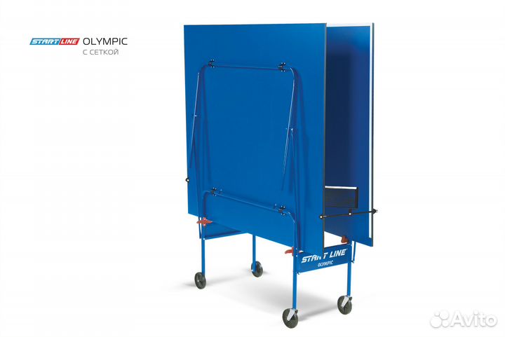 Стол теннисный Olympic с сеткой Синий