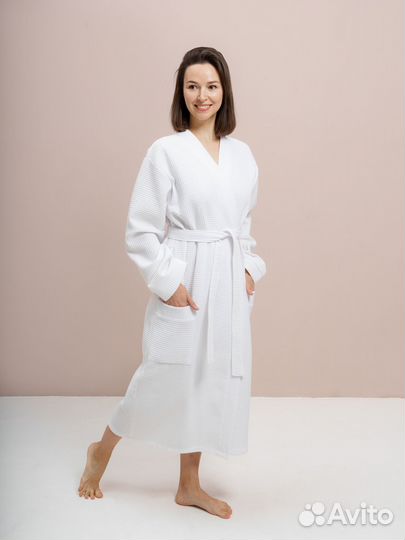 Халат вафельный оптом для гостиниц/отелей