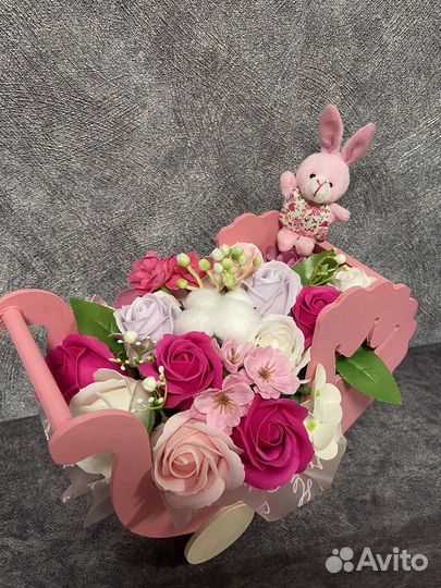 Букет цветов из мыла