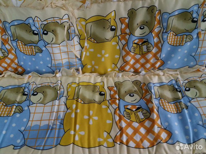 Бортики в кроватку для девочки или мальчика