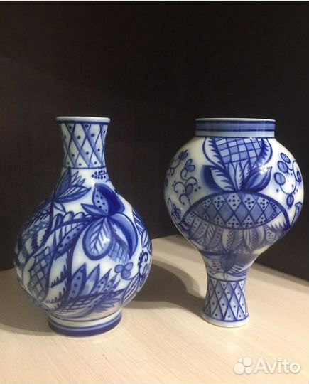 Парные вазочки, лфз, Городецкий