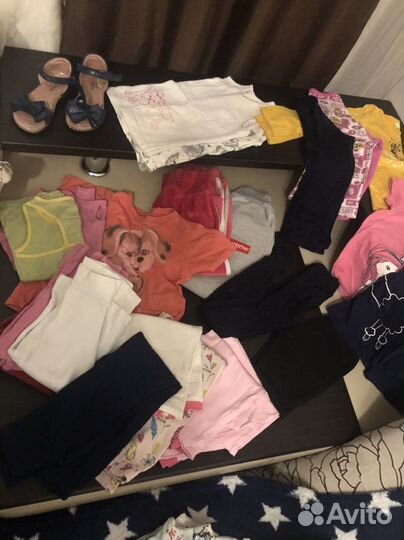 Детские вещи пакетом для девочки 110 116