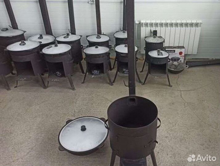 Печь для казана новые