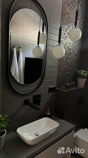 Раковина накладная SantiLine 46 SL-1050 Белая