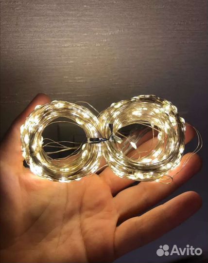 Последняя Светодиодная гирлянда-нить роса