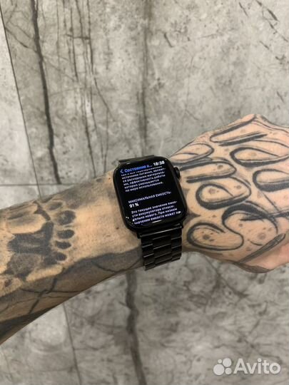 Часы apple watch 7 45 mm черные