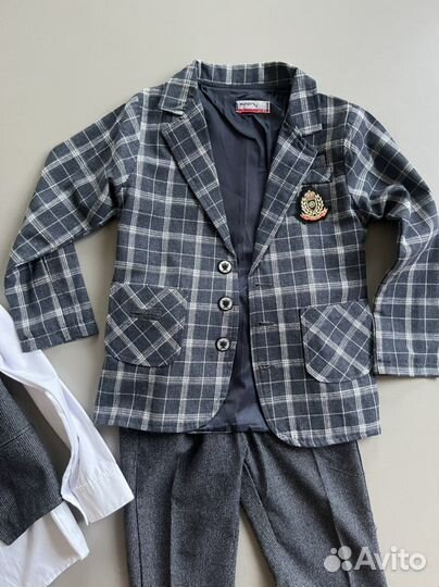 Школьный костюм для мальчика 128