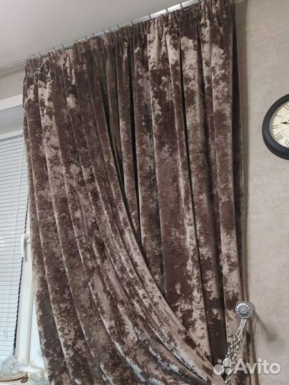 Шторы бархат 2 шт