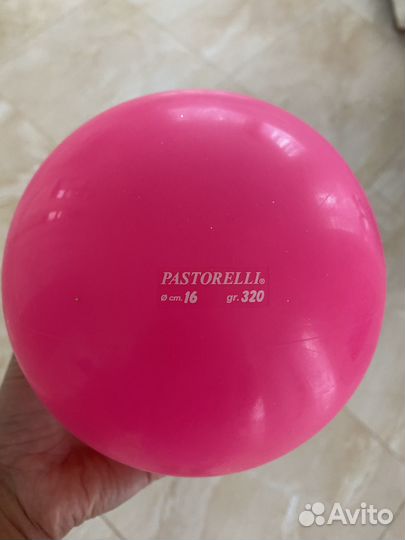 Обруч и мяч гимнастический pastorelli