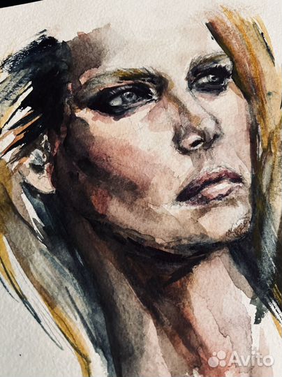 Ручная иллюстрация акварелью на продажу