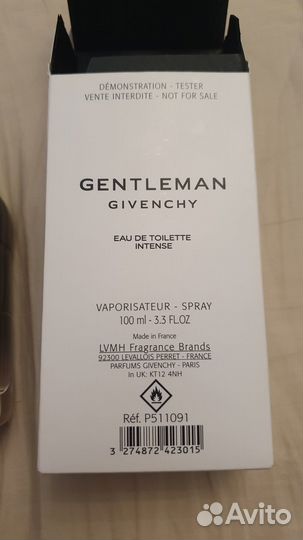 Givenchy gentleman eau de toilette intense