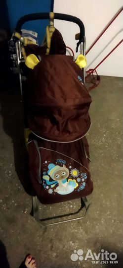 Санки коляска ника