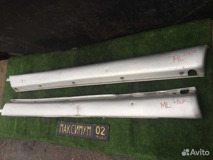 Накладка порога w163 MB ML