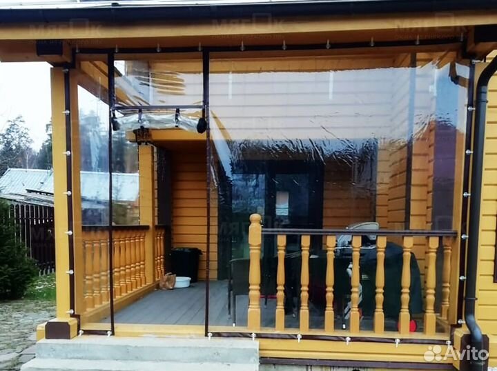 Мягкие окна для террас, летних кафе под ключ