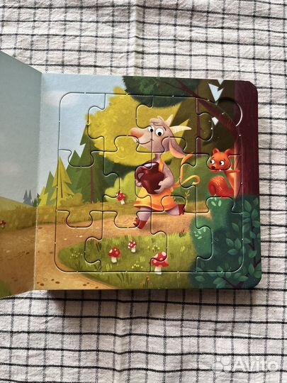 Книга для детей Потешки пазлы