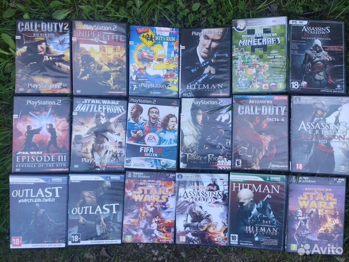 Игры на Хbox 360, PS2, PSP, PC