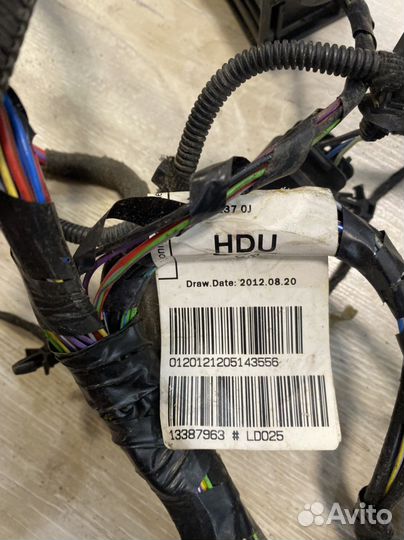 Жгут проводов в сборе салона опель астра GTC