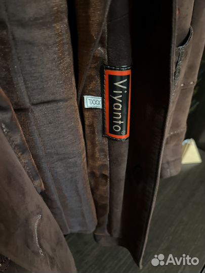 Замшевая куртка, натуральная кожа 50-52 размер