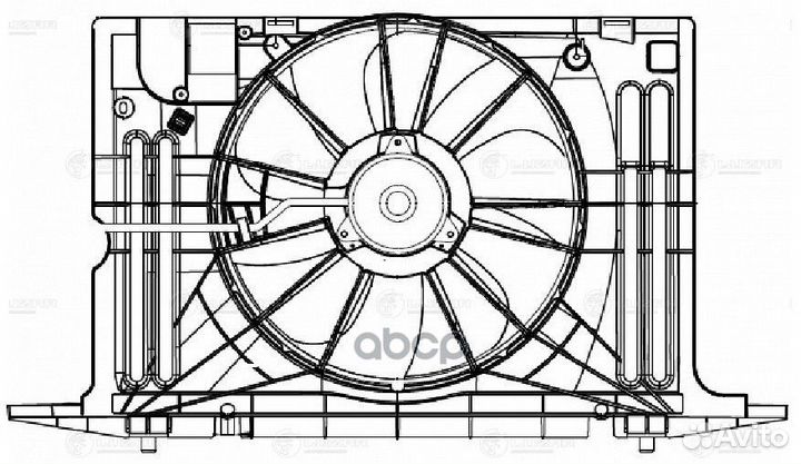 Э/вентилятор охл. для а/м Toyota Corolla