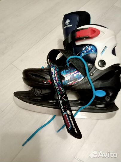 Коньки выдвижные 34-37 торг
