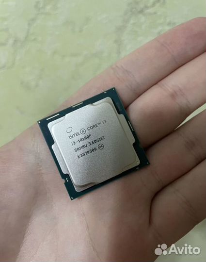 Процессор intel core i3 10100f + msi h510
