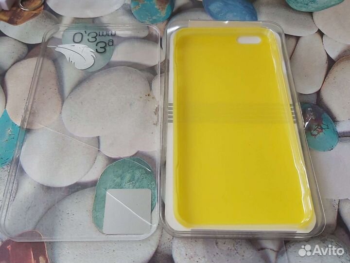 Чехол на iPhone 6 plus 5.5 желтый новый