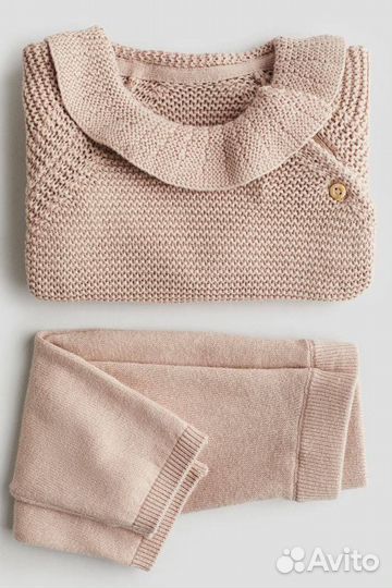 Костюм новый вязаный 68 h&m новорожденной