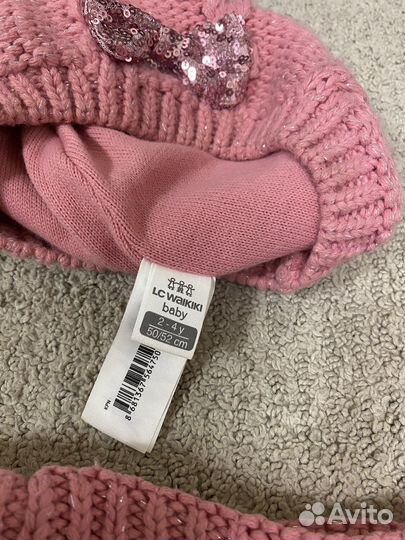 Комплект шапка и снуд детский