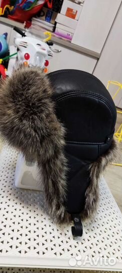 Зимняя шапка ушанка мужская