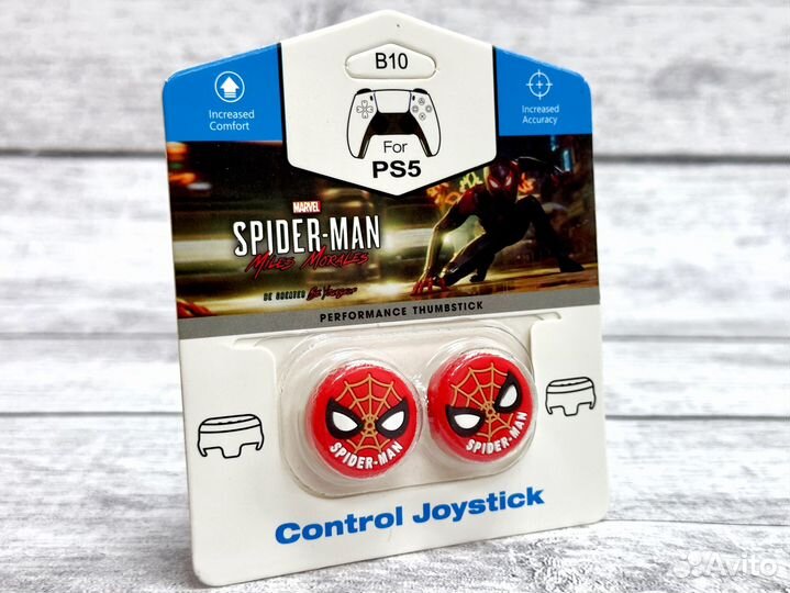 Насадки на стики Thumbstick Spider-Man (PS5) NEW
