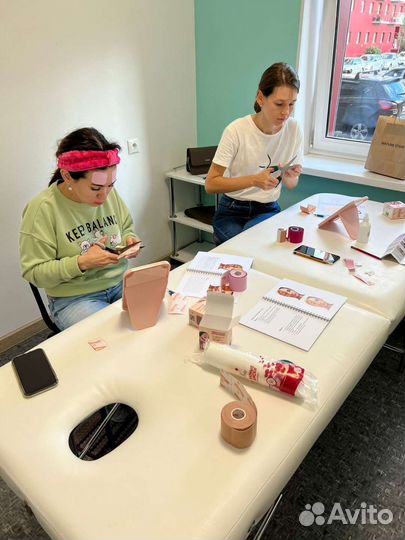 Массаж, Мастер класс по Тейпированию лица (онлайн)