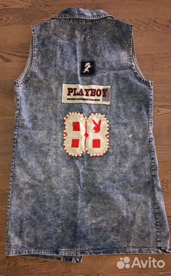 Безрукавка джинсовая