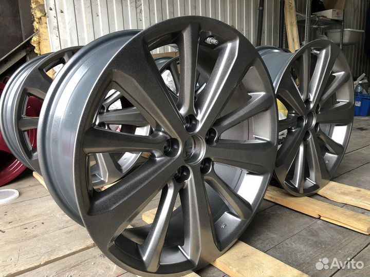 Пескоструйная обработка и полимерное окрашивание