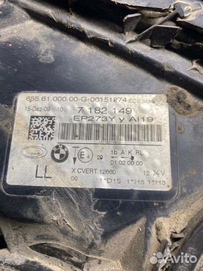 Фара левая Bmw 7 F01 F02 N63 2010