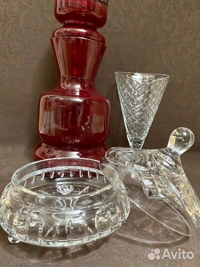 Графин, фруктовница, конфетница,ссср салатница
