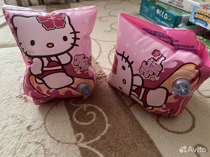 Детские очки для плавания и нарукавники