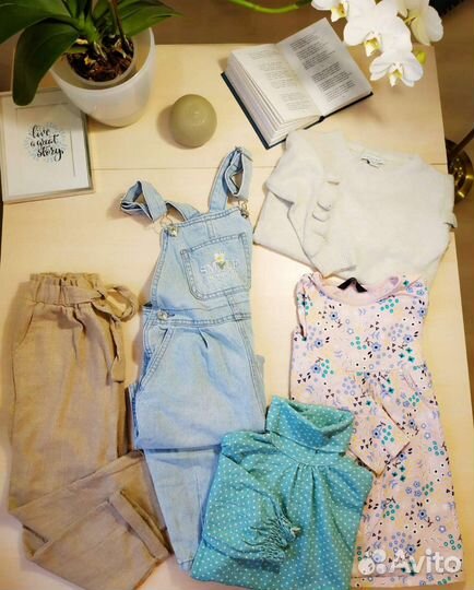 Пакетом вещи на девочку 110-116 5-6 лет
