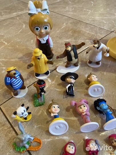 Игрушки Маша и Медведь + лампа