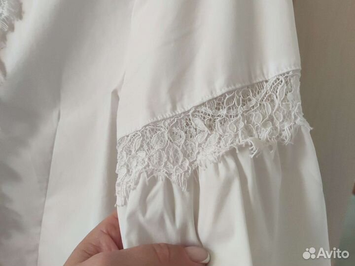 Блузка белая школьная 146