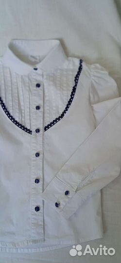 Блузка школьная для девочки 122