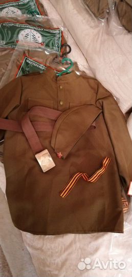 Прокат военного костюма размер 34
