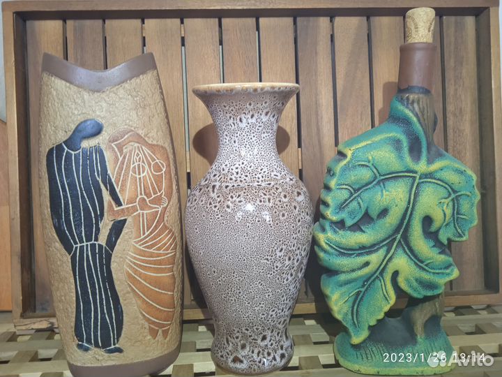 Вазы для цветов, подсвечник