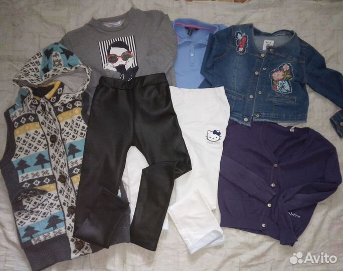 Одежда на девочку 128-130 пакетом
