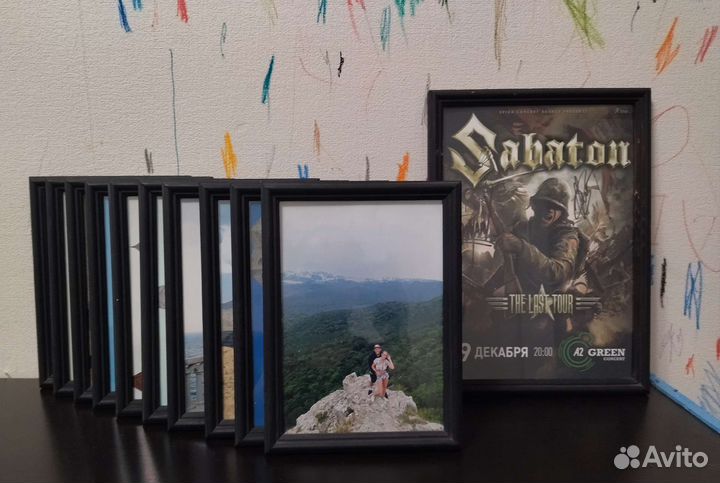 Фоторамки и картина