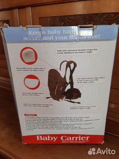 Рюкзак переноска кенгуру babyton