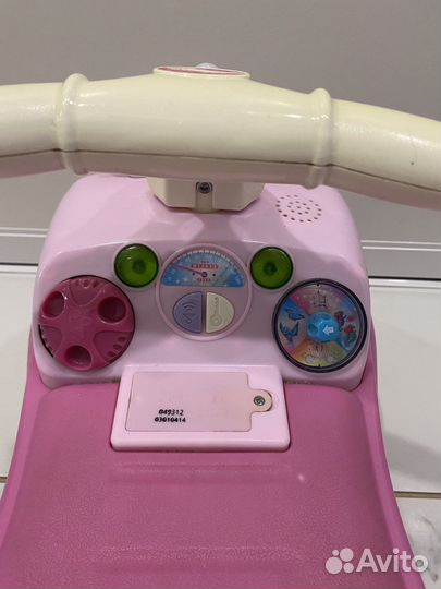 Машинка-каталка с музыкой и светом