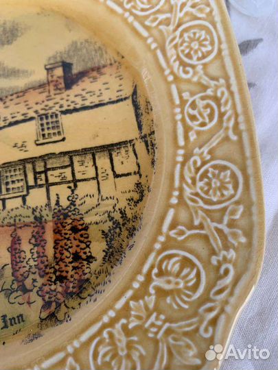 Антиквариат Тарелка Crown Devon Англия, 1920г