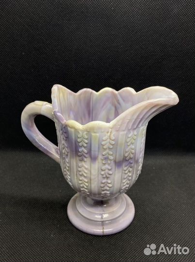 Молочник. Сливочник. Глушенное стекло. 18 век