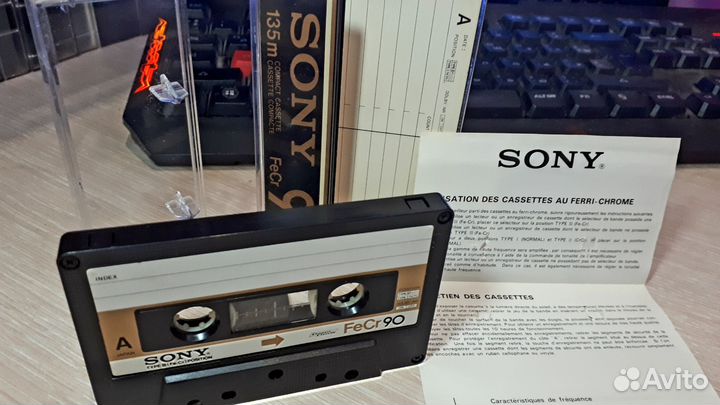Аудиокассета sony FeCr